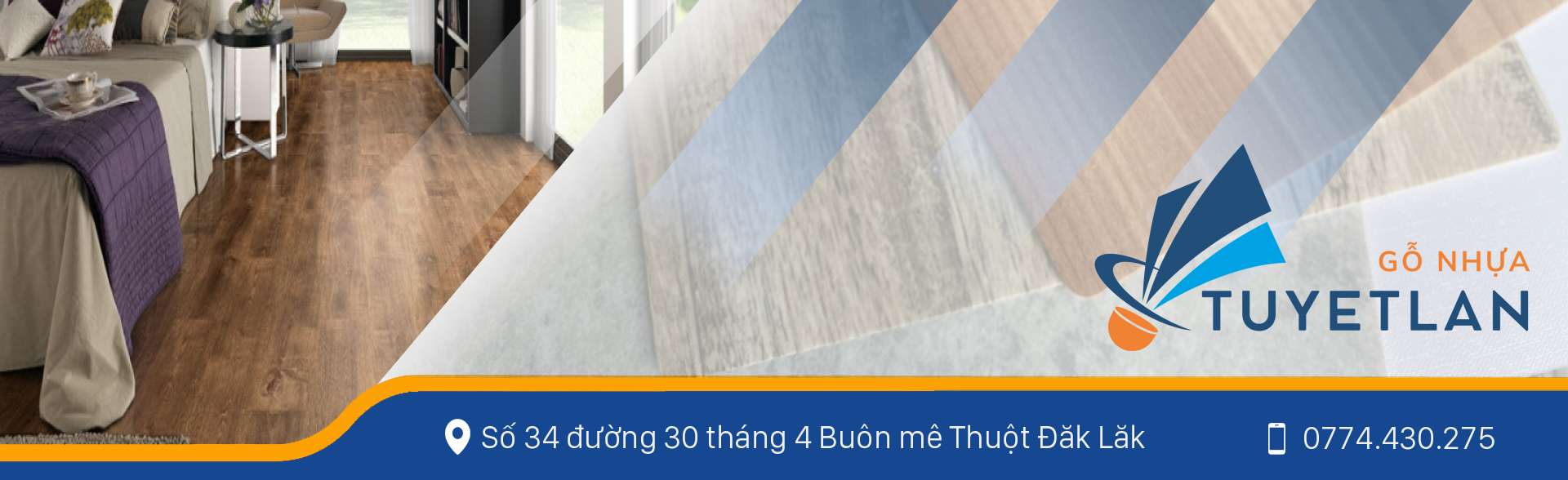 Banner nền vàng